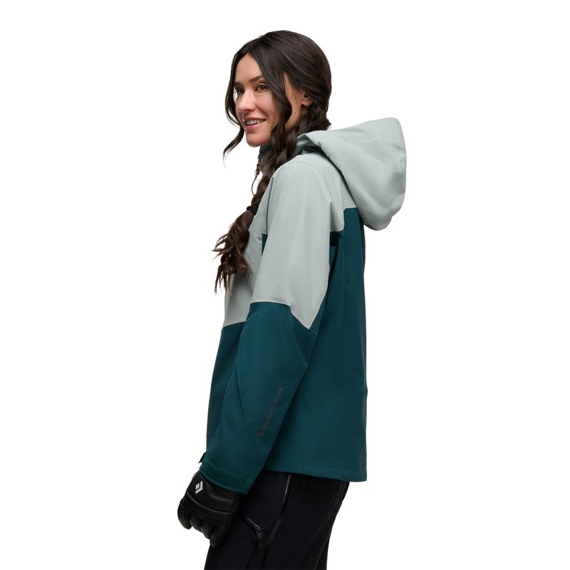 Black Diamond Recon Stretch Shell Jacket - Women's Agave / Deep Woods