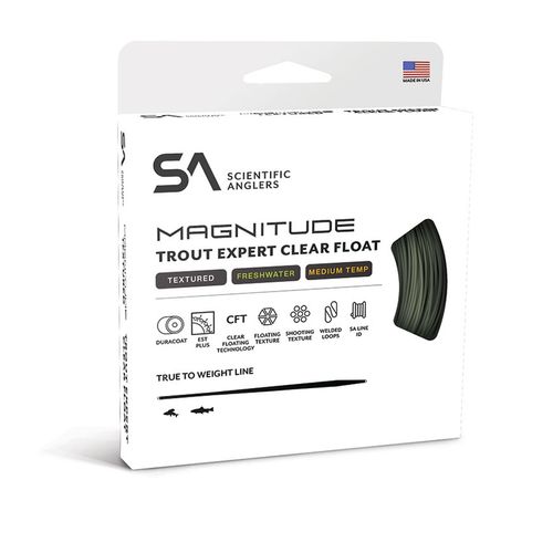 Scientific Anglers Magnitude Textured Trout Expert 10" Clear Tip Fly Line