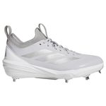 adidas Adizero Impact 2.0 Metal Baseball Cleat - Men's Team Light Grey / Footwear White / Silver Metallic