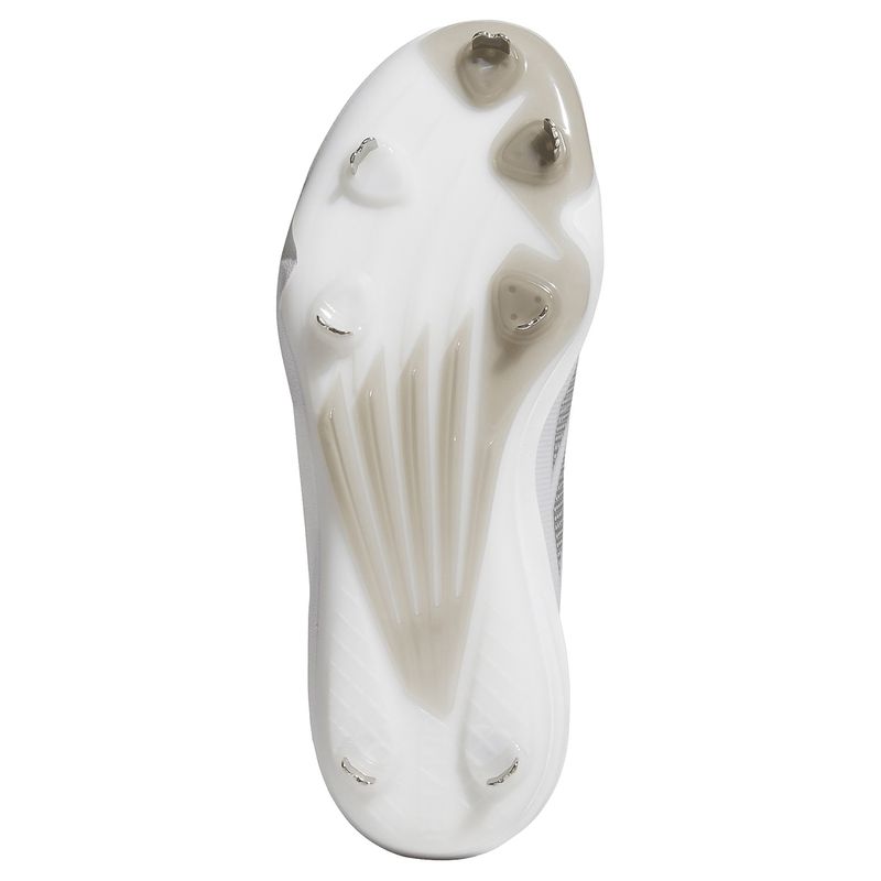 adidas Adizero Impact 2.0 Metal Baseball Cleat - Men's Team Light Grey / Footwear White / Silver Metallic