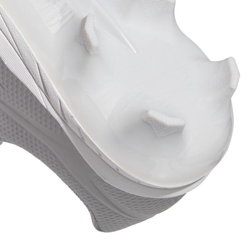 adidas Adizero Electric 2.0 TPU Molded Baseball Cleat - Men's Team Light Grey / Silver Metallic / Team Light Grey