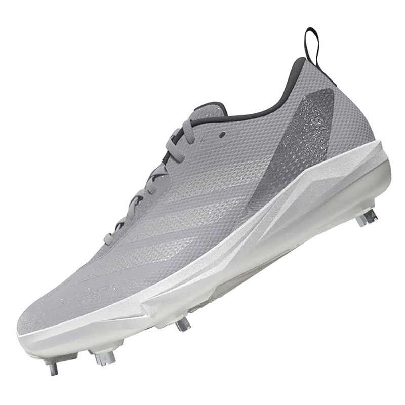 adidas Adizero Instinct 2.0 Softball Cleat - Women's Team Light Grey / Silver Metallic / Team Grey Four