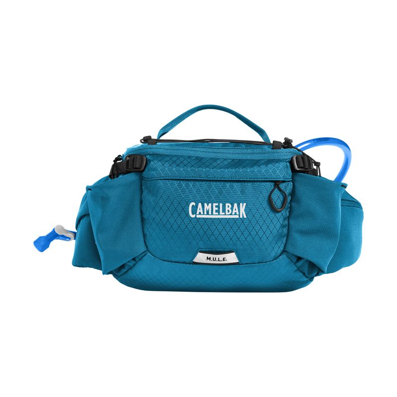 CamelBak M.U.L.E. 5 Waist Pack with Crux 1.5L Lumbar Reservoir Moroccan Blue