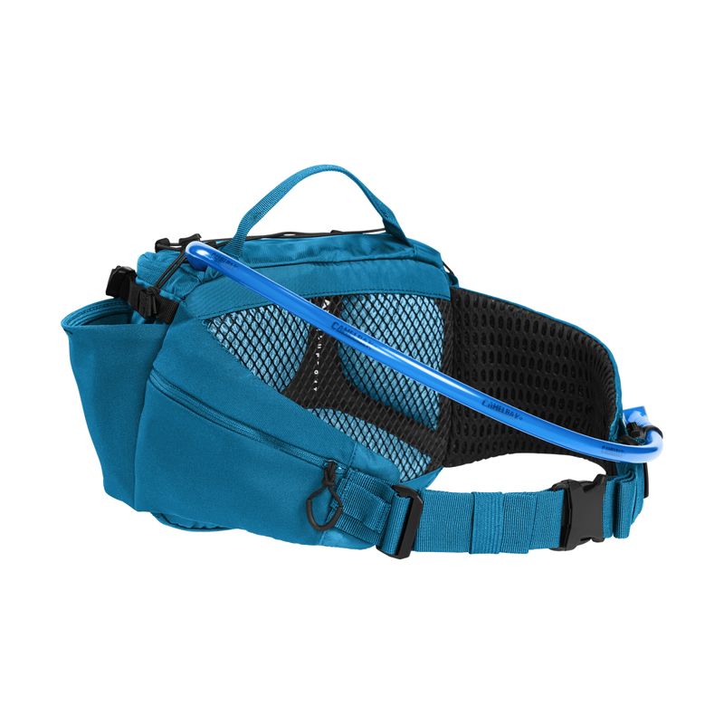 CamelBak M.U.L.E. 5 Waist Pack with Crux 1.5L Lumbar Reservoir Moroccan Blue