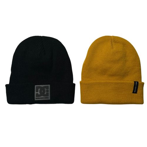 DC Shoes Cuffed Fleece Beanie - Men's (2 Pack)