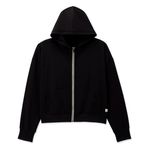 Vuori Halo Modern Full Zip Hoodie - Women's True Black
