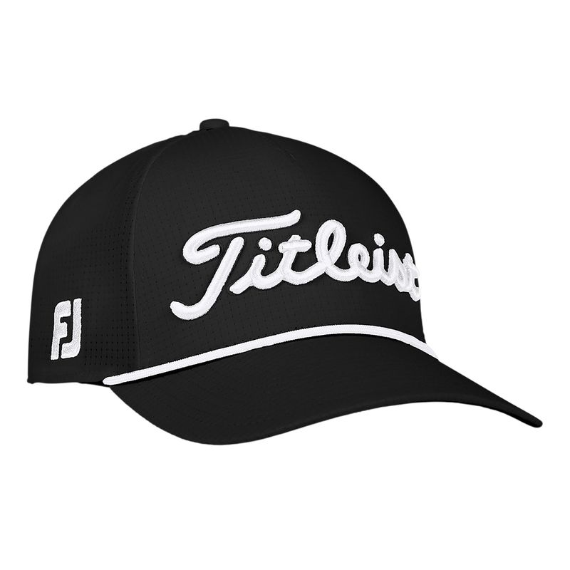 Titleist Tour Rope Hat Black / White