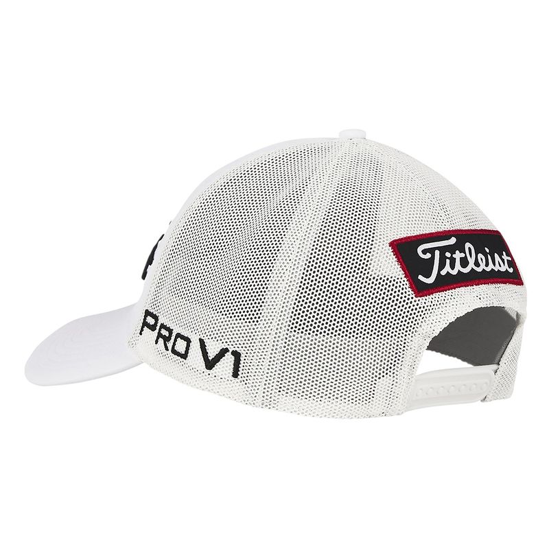 Titleist Tour Performance Mesh Hat - Men's White / Black