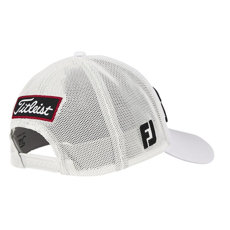 Titleist Tour Performance Mesh Hat - Men's White / Black