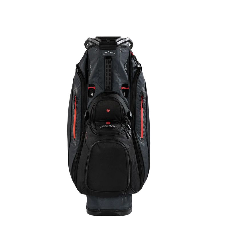 Sun Mountain C130 Vlo Hybrid Stand Golf Bag - 2026 Steel / Black / Red
