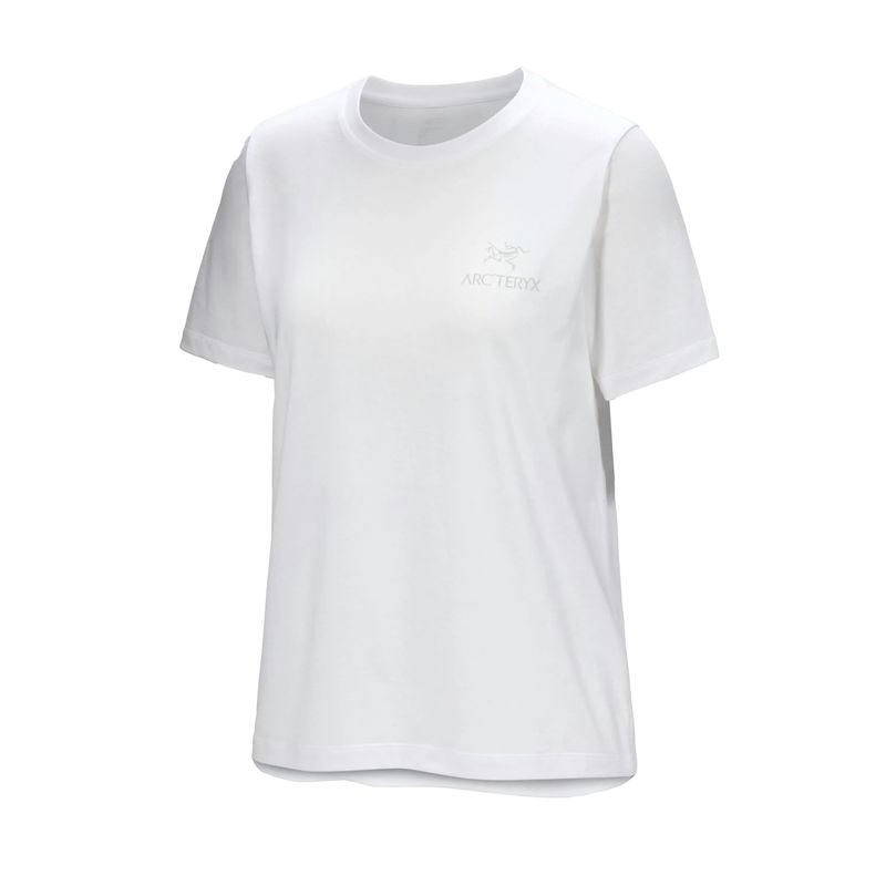 Arc'teryx Kragg SL Cotton Emblem Short Sleeve Crew - Women's White Light