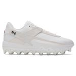 Under Armour Harper 10 Pro TPU Low Molded Baseball Cleat - Men's White / White / Halo Gray