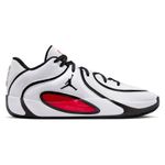 Jordan Tatum 4 Basketball Shoe - Men's White / University Red Black