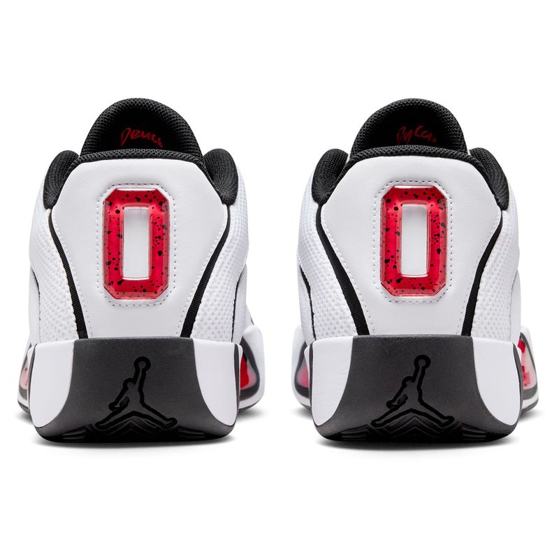 Jordan Tatum 4 Basketball Shoe - Men's White / University Red Black