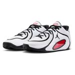 Jordan Tatum 4 Basketball Shoe - Men's White / University Red Black