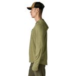 Patagonia Fitz Roy Trout Cap Cool Sun Hoodie - Men's Caper Green / Buckhorn Green X-Dye