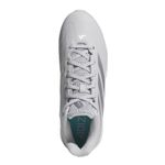 adidas Adizero Impact 2.0 Molded Baseball Cleat - Men's Team Light Grey / Silver Metallic / Footwear White