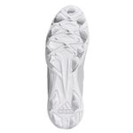 adidas Adizero Impact 2.0 Molded Baseball Cleat - Men's Team Light Grey / Silver Metallic / Footwear White