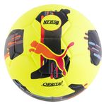PUMA Orbita 3 FIFA Quality NFHS Soccer Ball Lemon Tonic / Multicolor