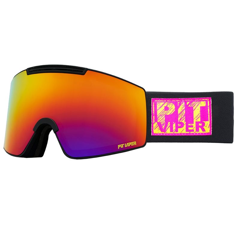 Pit Viper The Hot Box Proform Goggle Hot Box / Sunset Yellow Snow