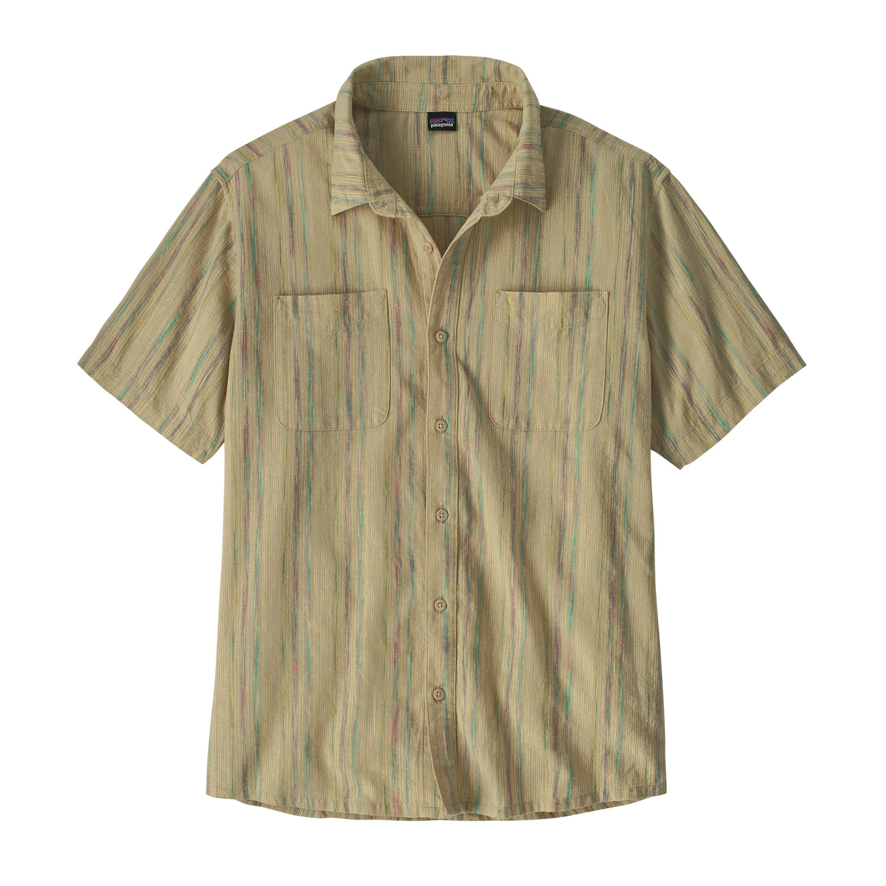 Patagonia Back Step Short-Sleeve Button-Up Shirt - Men's Rapids / Weathered Stone