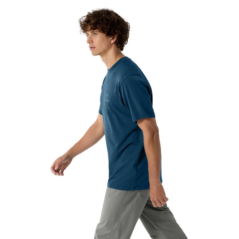 Arc'teryx Kragg Cotton Bird Word T-Shirt - Men's Nightscape / Light Night