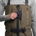 SITKA Crosscurrent Zip GTX Stockingfoot Wader Bark Brown