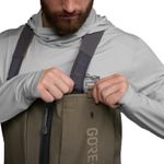 SITKA Crosscurrent Zip GTX Stockingfoot Wader Bark Brown