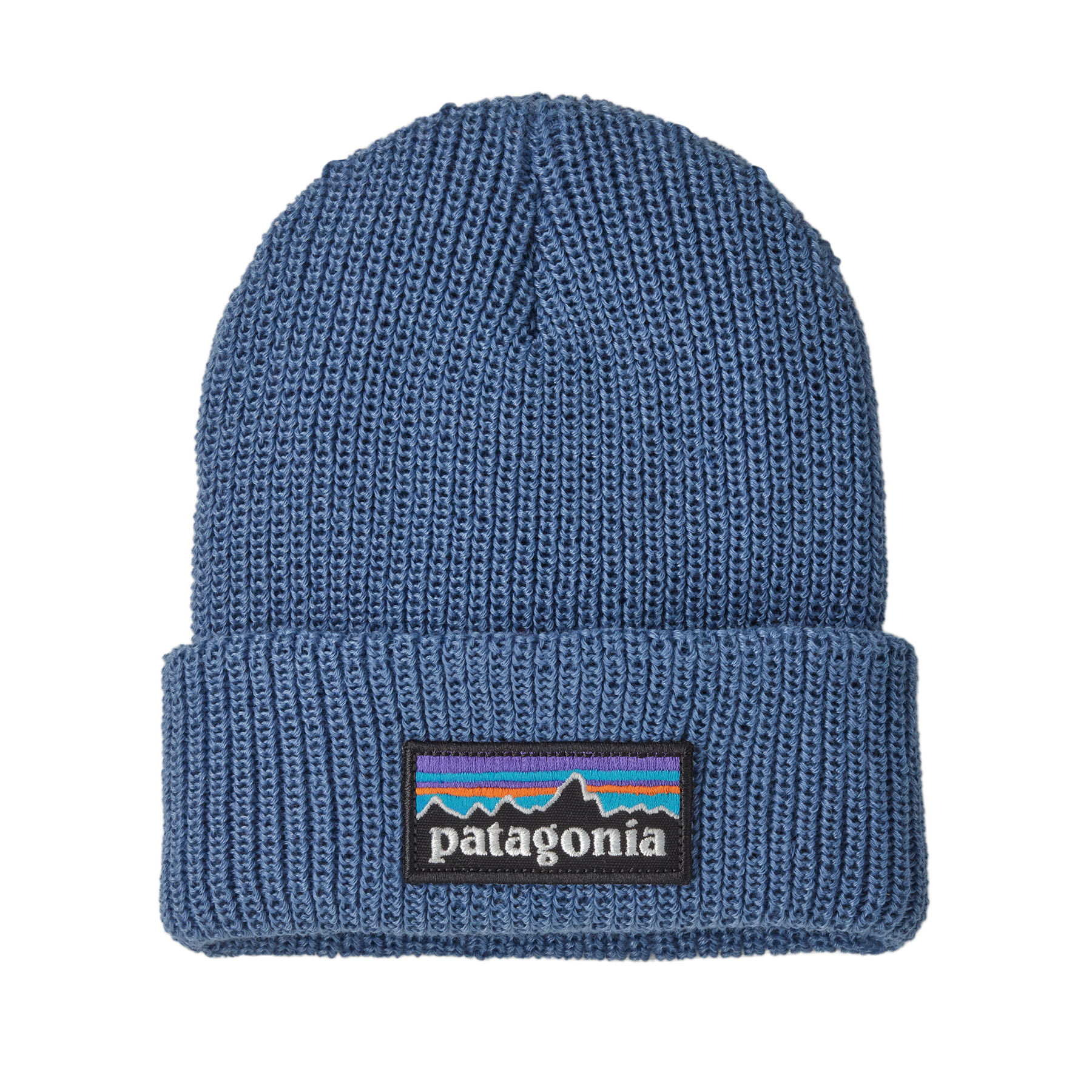 Patagonia Logo Beanie - Infant - P-6 Logo, Barnacle Blue One Size