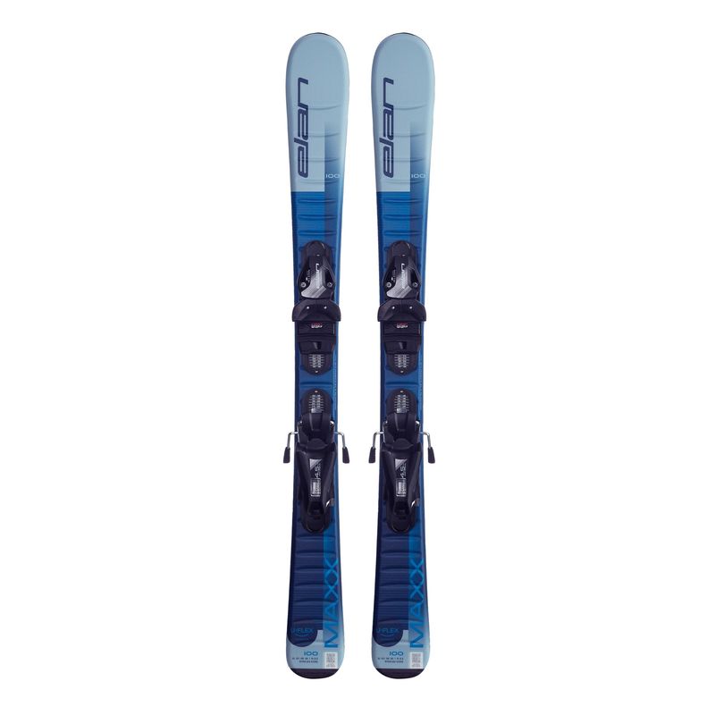 Elan Maxx Blue Skis w/Junior Shift EL 4.5 GW Bindings - 2026 Blue