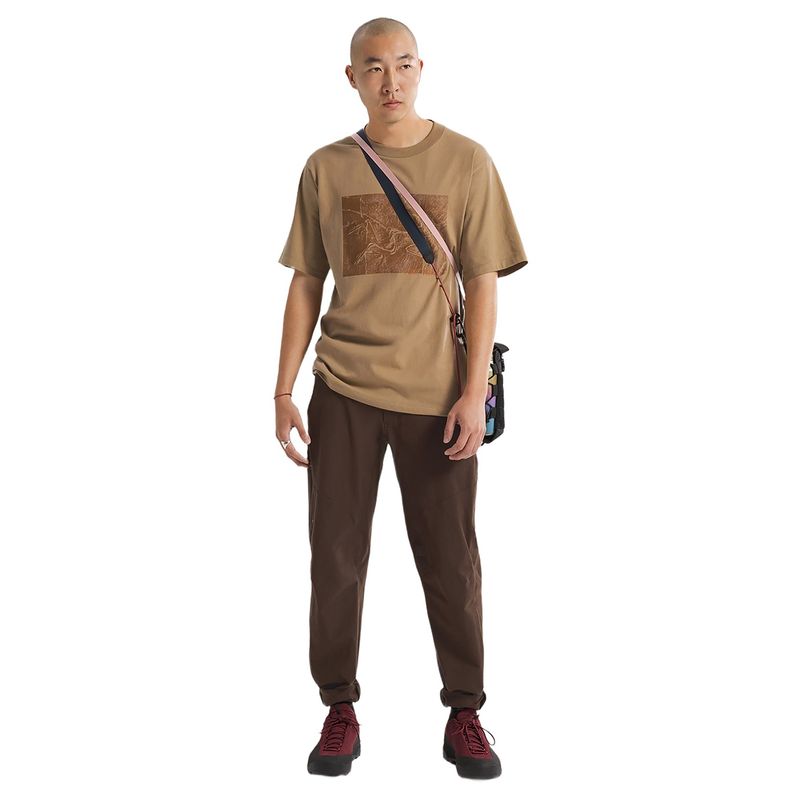 Arc'teryx Kragg Cotton Lithographica T-Shirt - Men's Canvas