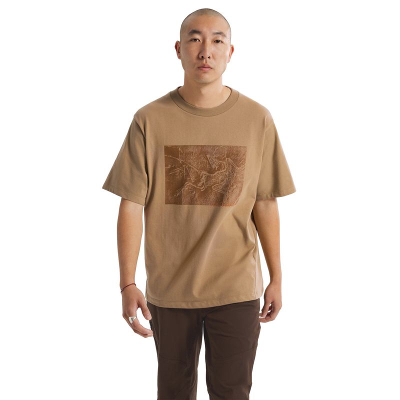 Arc'teryx Kragg Cotton Lithographica T-Shirt - Men's Canvas