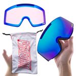 Pit Viper The Long Track Proform Goggle The Long Track / Blue Purple Climax