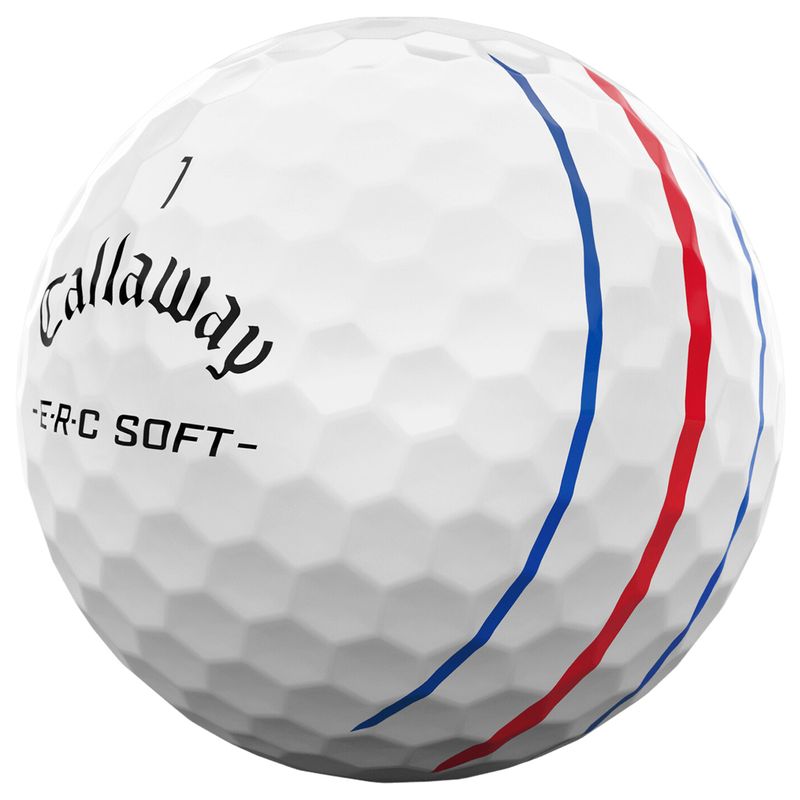 Callaway Golf ERC Soft Golf Ball (12 Pack) - 2025 White Triple Track