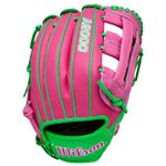 Wilson A2000 Jose Ramirez Baseball Glove - 2026 Flamingo Pink / Neon Green / Flamingo Pink SuperSkin