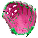 Wilson A2000 Jose Ramirez Baseball Glove - 2026 Flamingo Pink / Neon Green / Flamingo Pink SuperSkin