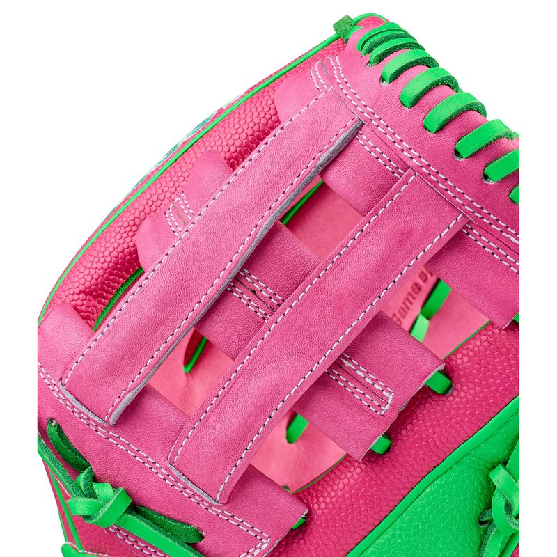 Wilson A2000 Jose Ramirez Baseball Glove - 2026 Flamingo Pink / Neon Green / Flamingo Pink SuperSkin