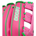 Wilson A2000 Jose Ramirez Baseball Glove - 2026 Flamingo Pink / Neon Green / Flamingo Pink SuperSkin