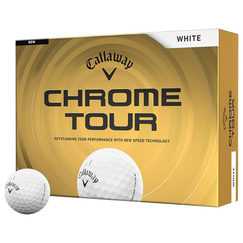 Callaway Chrome Tour Golf Ball - 2026 White