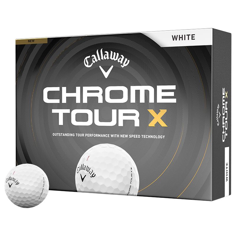 Callaway Chrome Tour X Golf Ball - 2026 White