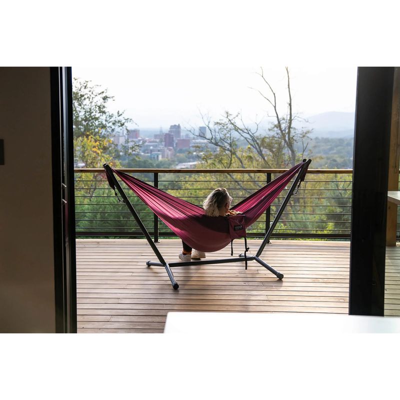 ENO Parkway Adjustable Hammock Stand Charcoal