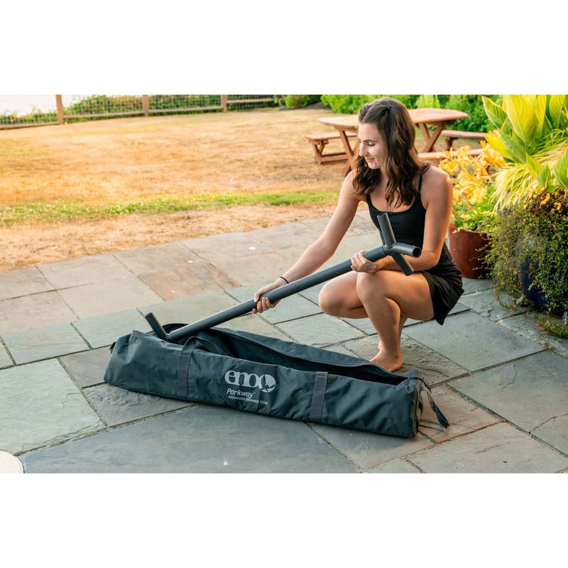 ENO Parkway Adjustable Hammock Stand Charcoal
