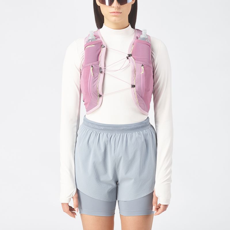 Salomon Active Skin 12 Running Pack Dawn Pink / Dusky Orchid / Butterfly