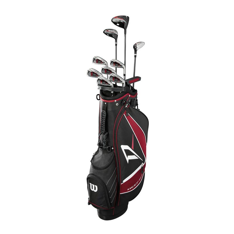 Wilson Deep Red Tour Stand Complete Set - Men's Black / Red / White