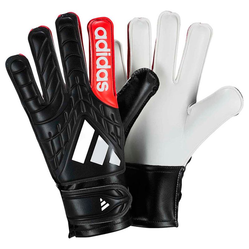 adidas COPA Club Goalkeeper Glove - Kids' Black / White / Lucid Red