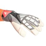 adidas Pro Predator Hybrid Goalkeeper Glove Iron Metallic / Black / Lucid Red