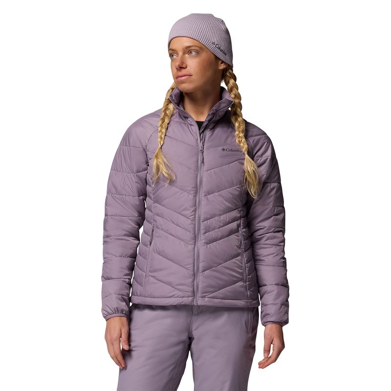Columbia Whirlibird V Printed Interchange Jacket - Women's Shale Purple Snowflight