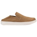 OluKai Pehuea Leather Slip-On Sneaker - Women's Sahara / Toffee