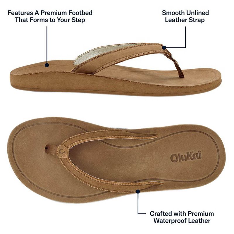 OluKai Southshore Sandal - Women's Toffee / Toffee