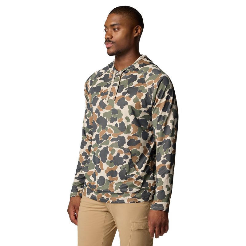 Columbia Wild Cast Camp Hoodie - Men's Fossil Deltahunter Camo